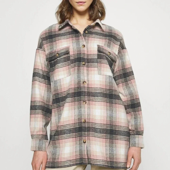 Noisy May
NMFLANNY LONG SHACKET - Button-down blouse. - Picture 4 of 11